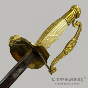 фото — шпага без ножен. s.&.j, 3олинген. пруссия, 19 век